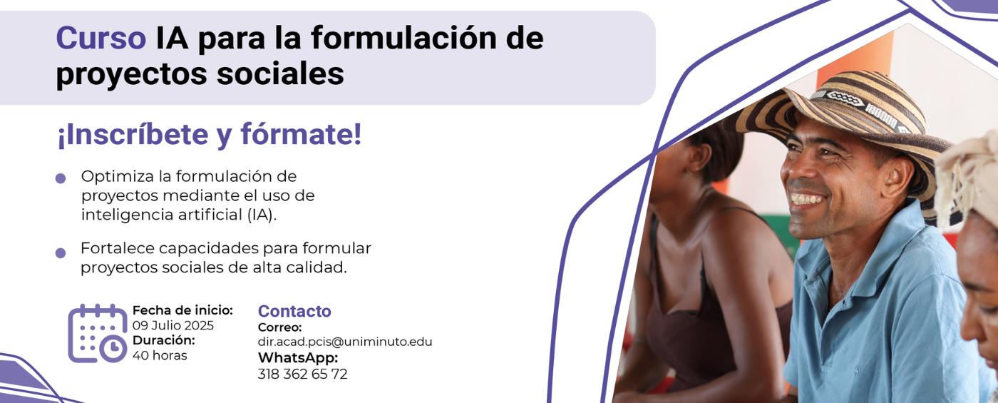 Curso IA para la formulación de proyectos sociales